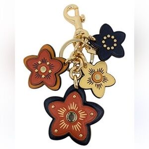 Coach wildflower cluster bag charm